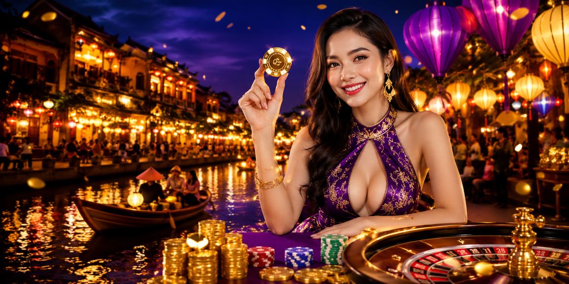Khung cảnh phố đèn lồng Hội An về đêm gợi nhớ không khí xổ số truyền thống Việt Nam